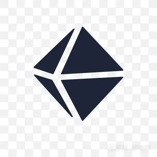 八面体符号设计从几何收藏.简单的元素向量例证在透明背景