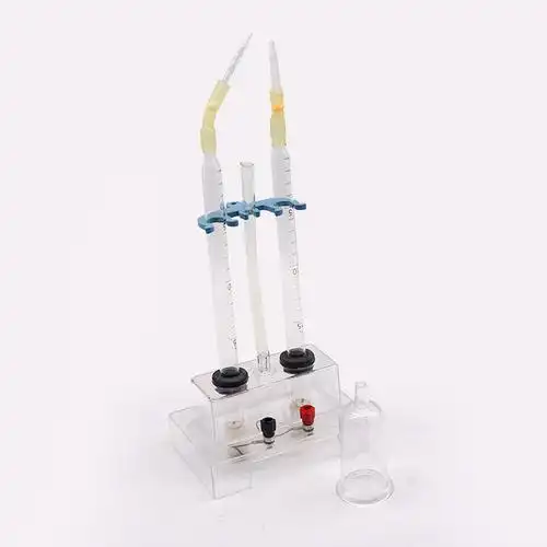水电解演示器化学实验教学用具水电解演示器制取氢气氧气实验器材