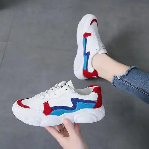 小白鞋平底鞋女ins潮2019新款网红百搭运动板鞋智熏鞋超火小白鞋