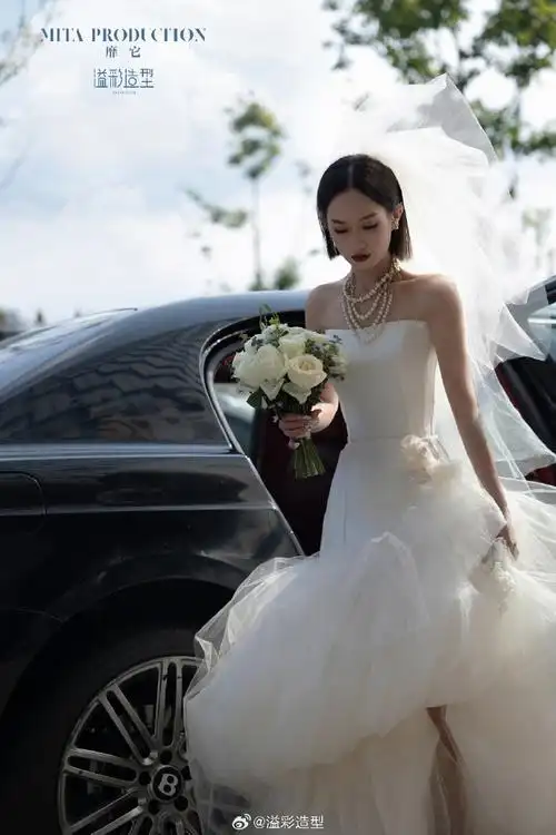 新娘的独白,爱与自由-  短发新娘的法式甜酷造型  时髦与酷飒并存