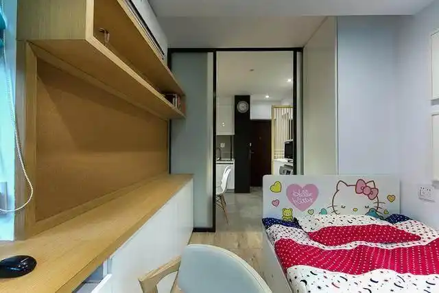 50平小户型 一室改二室大功告成,空间虽然很挤 但很幸福温馨