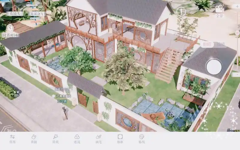 以闪亮之名家园10w古风小院江南别苑好抄附格子图