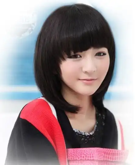 波波头短发发型图片碎发波波头最养眼