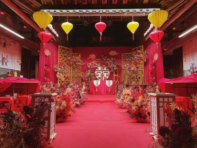 关于寿光农村婚礼布置中式婚庆的信息