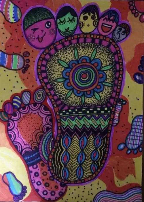 姜中幼小班～创意小脚丫