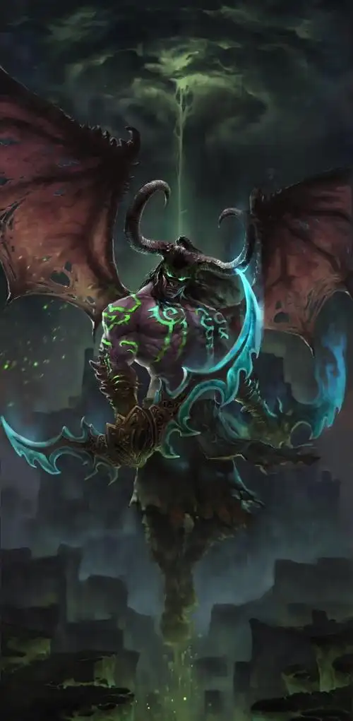 魔兽韩服玩家原创作品展:帅气的女恶魔猎手!