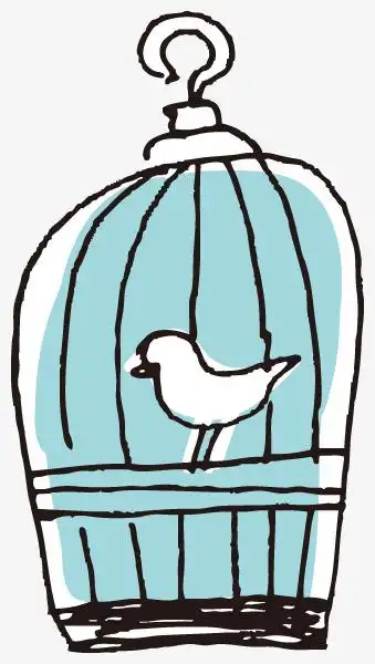 鸟笼手绘鸟笼
