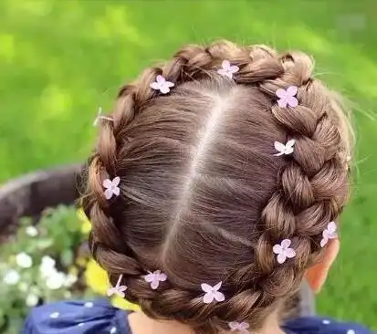 十二星座专属小女孩编发,每一款都美哭,水瓶座的回头率爆表!