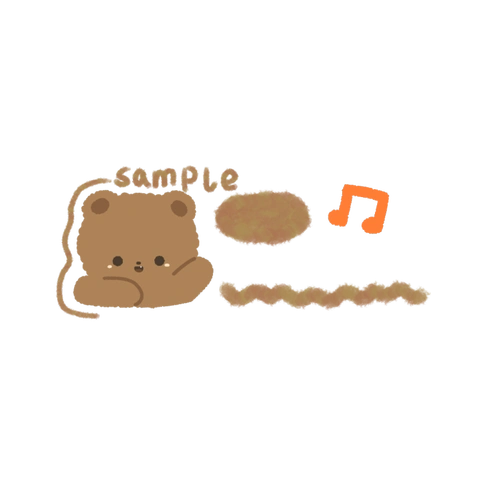 玉桂狗 水印 素材 png 可爱小水印