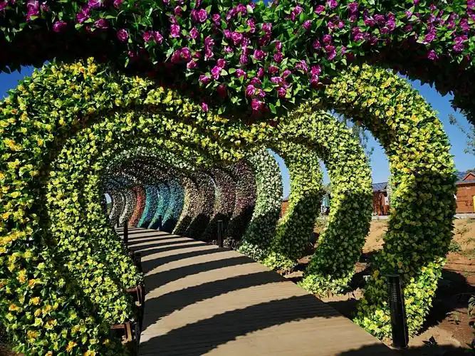 阳光灿烂的日子,我们来到了浪漫村庄——爱情海浪漫花园,歌的海洋