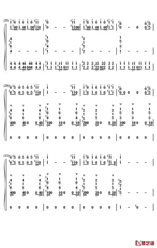 dancemonkey钢琴简谱数字双手tonesandi