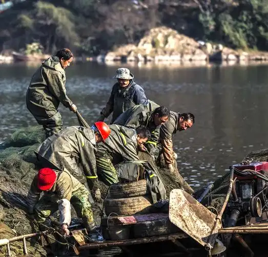 喻家湖捕鱼人