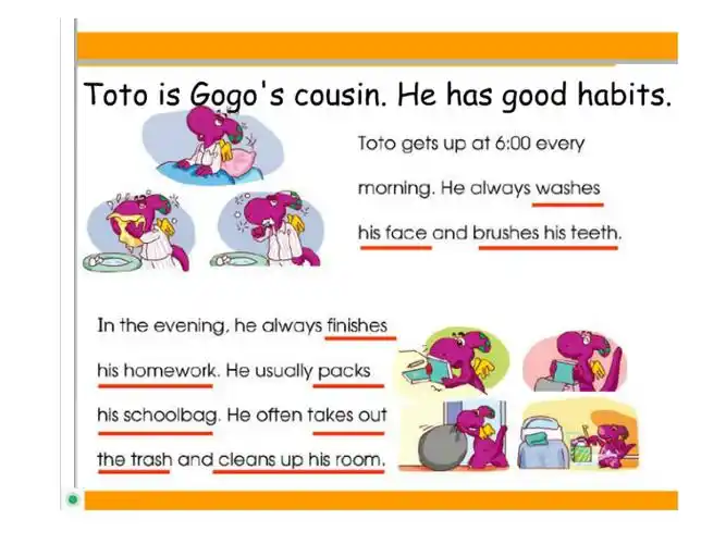 广东粤人版五年级下册英语unit6goodhabitslesson1ppt课件含教案素材