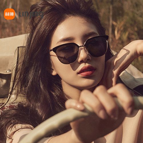 韩国明星ins墨镜女韩版潮2023新款偏光太阳镜防紫外线开车眼镜gm
