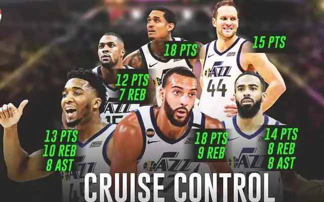 爵士有出色的阵容厚度.图/社交媒体