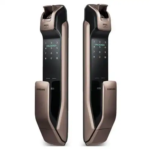 samsung 三星 samsung三星指纹锁电子智能密码锁shp-dp728 古铜色