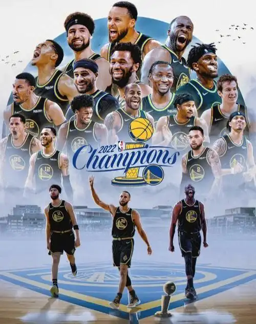 恭喜勇士队夺冠