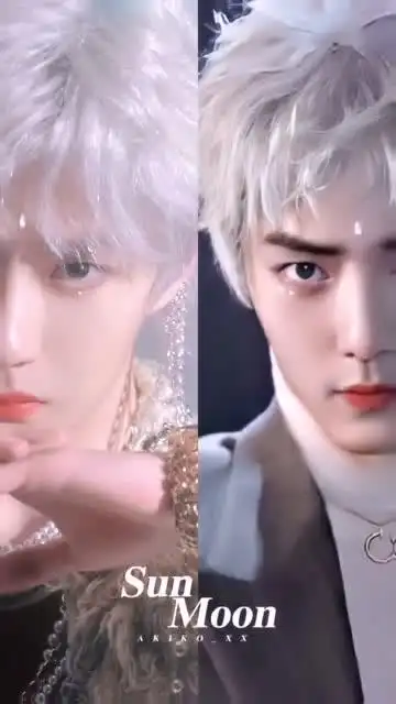 肖战王一博同款白发,分则各自为王合则日月同辉