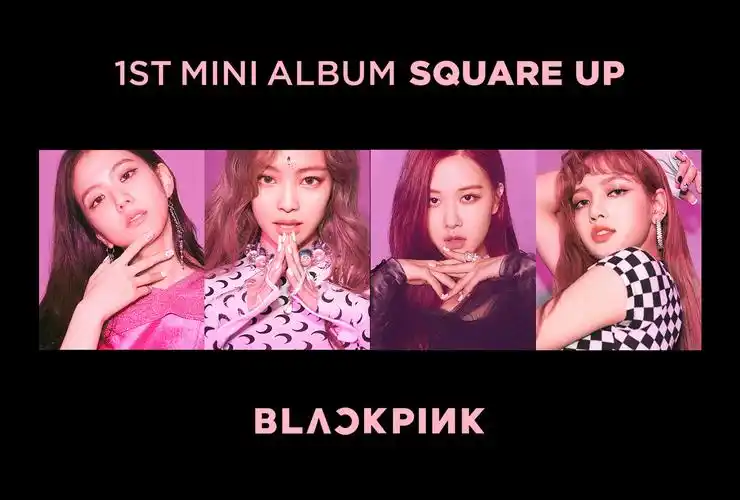 据悉,blackpink出道后第一张迷你专辑"square up"将
