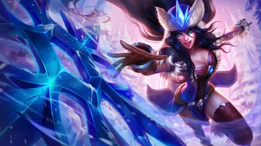 战争女神冰雪风暴希维尔1英雄联盟图片