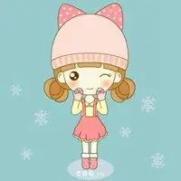卡通图片头像萌女孩子【点击鼠标右键下载】