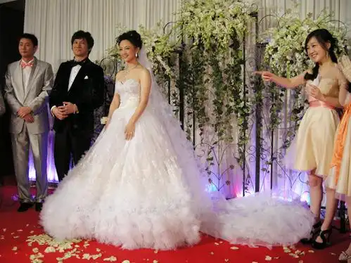 揭秘罗海琼婚纱定制背后的秘密(组图)