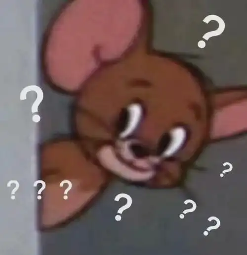 杰瑞鼠问号表情包 - 杰瑞鼠问号脸表情包 - 表情图