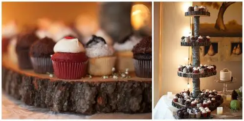 rustic cupcake tree