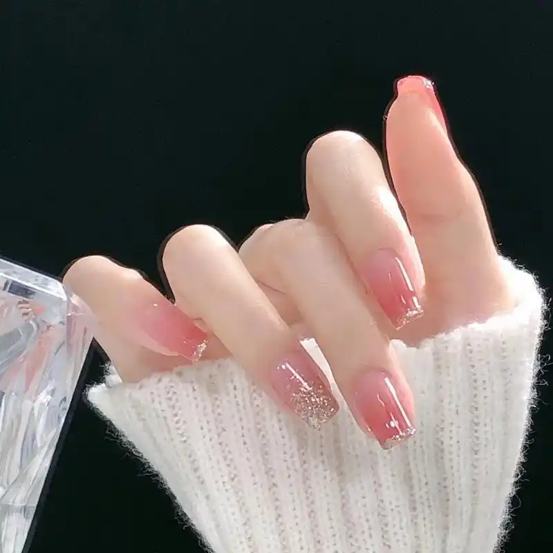 冰透果酱渐变美甲 少女感满满.#渐变美甲 #冰透果酱 #美甲 - 抖音