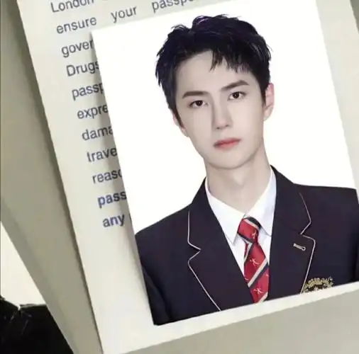 王一博证件照#王一博