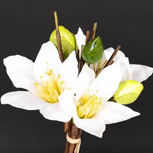 以下是木棉花把束 白色商品描述视频展示适用送礼场合婚庆,满月,旅游