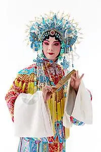 折扇照片  |国粹京剧花旦表演形象照片  |戏曲旦角杨贵妃表演形象照片