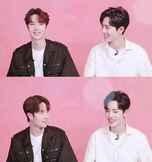 王一博,肖战合体太养眼了啊!期待再同台