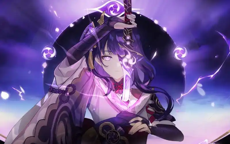 原神 雷电将军动态视频壁纸(2560x1440)(16:9)