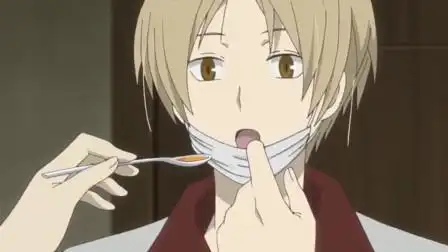 夏目友人帐:夏目被妖怪下诅咒,阿姨投喂这段好暖!