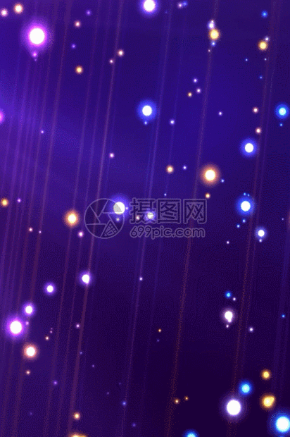 浪漫彩色光点紫色h5动态背景动图图片-正版gif素材401032085-摄图网