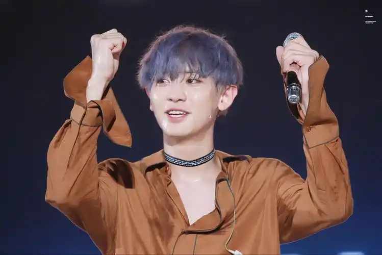 朴灿烈 exo灿烈 chanyeol loey 紫发