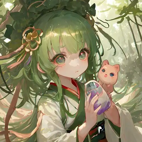 森林系图片女生二次元头像