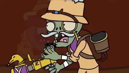 植物大战僵尸搞笑:巨人僵尸被狂暴,牛仔僵尸来复仇