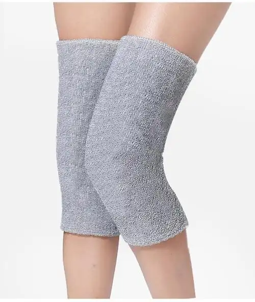 恒源祥毛巾护膝盖保暖女膝盖关节防寒睡觉保护护小腿运动夏季 【双层