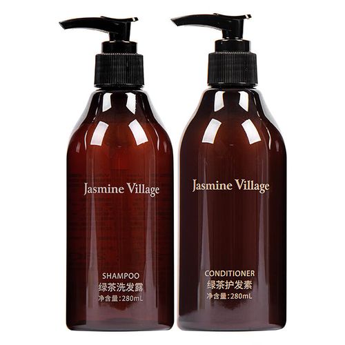 tvlvjasmine village茉莉小镇洗发水护发素套装学生无硅油控油蓬松洗