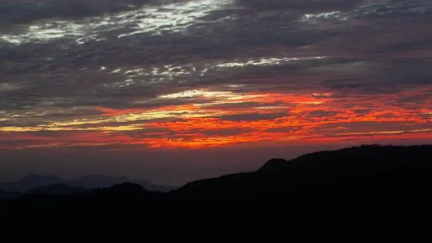 抖音超火晚霞夕阳美景,高清壁纸,风景图片-回车桌面