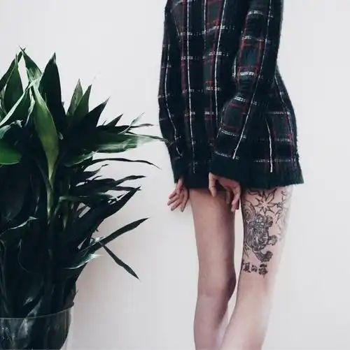 独一无二的痕迹_纹身图案手稿图片_阿鹿十四的纹身作品集