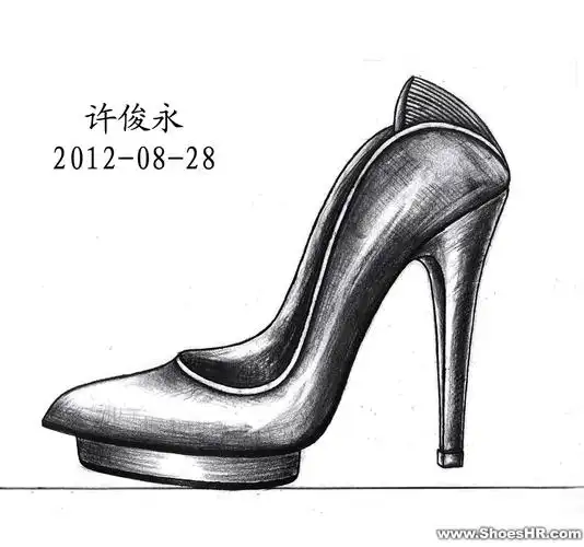 女鞋素描
