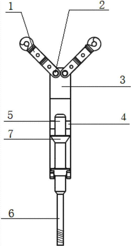cn204057216u_自动传送机挂钩失效