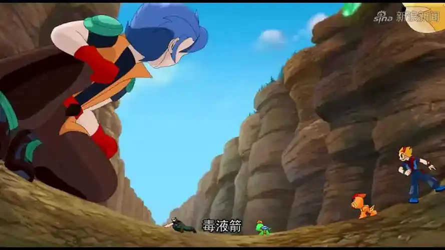 晶码战士:蜥蜴兽被激怒,疯狂发射毒液箭,男主和伙伴们可惨了