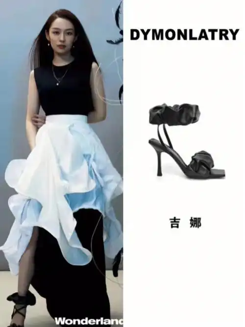 极具设计感的仙女云朵高跟凉鞋 结合暗黑神秘感#大爱独立设计师  #鞋