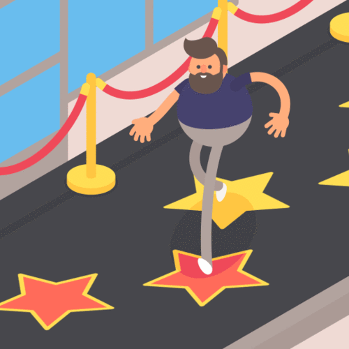 胖子gif走路gif星星gif闪烁gif