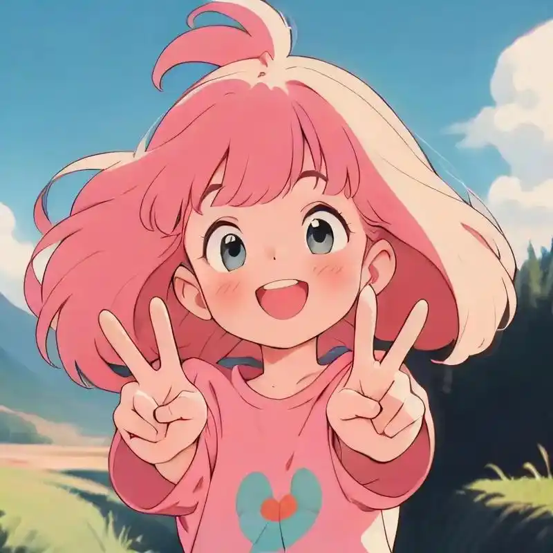 分享女生比耶头像壁纸,长按保存就可以啦! - 抖音