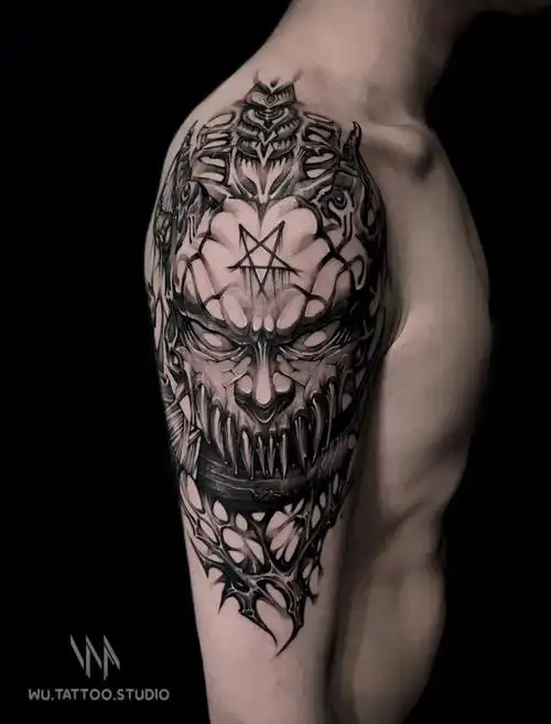 撒旦恶魔纹身设计